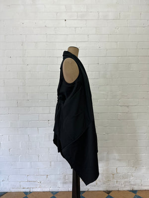 A. Shawl Scarf / Black / One of One No.8