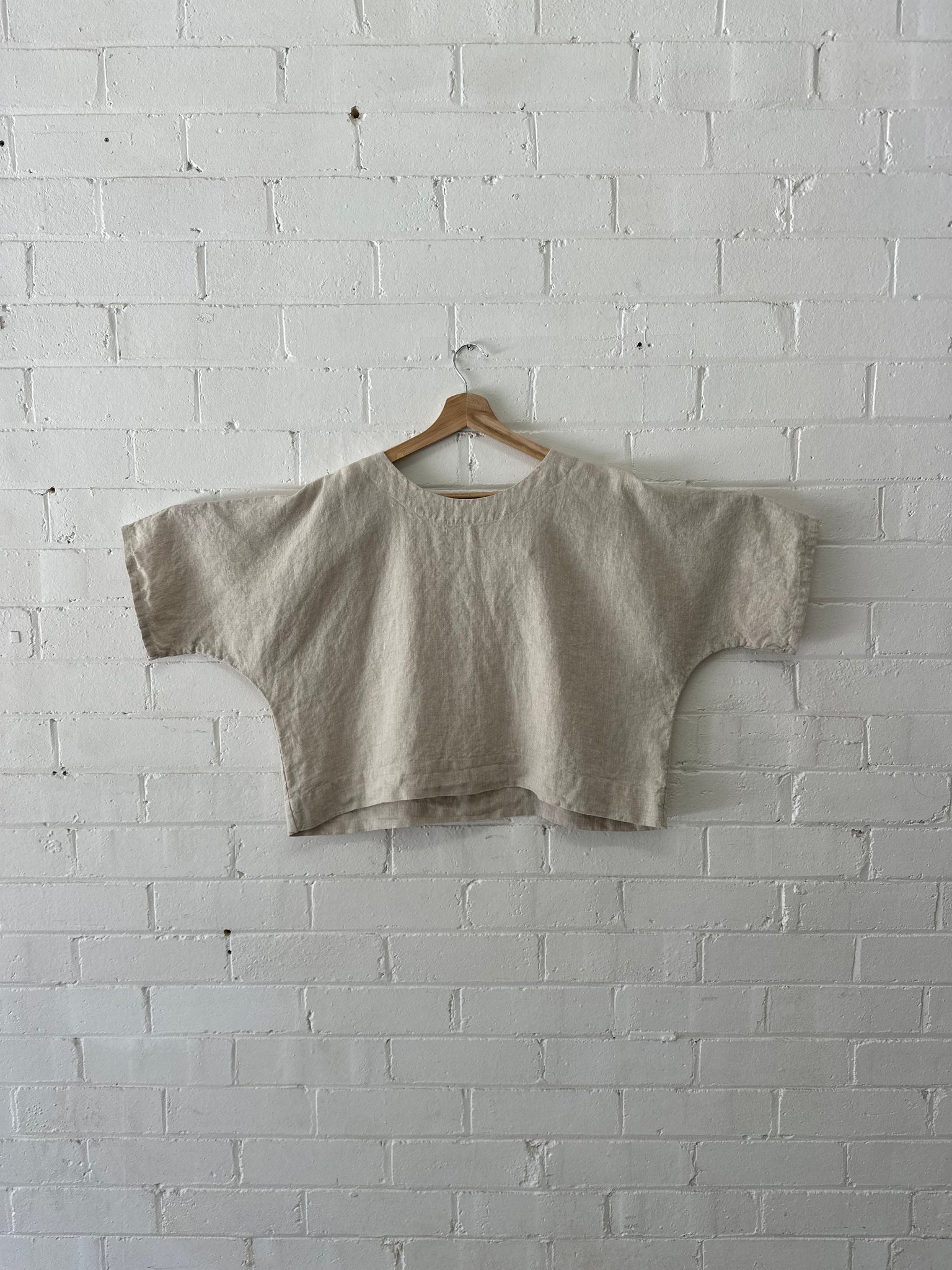 Amélie Top - Sand Linen