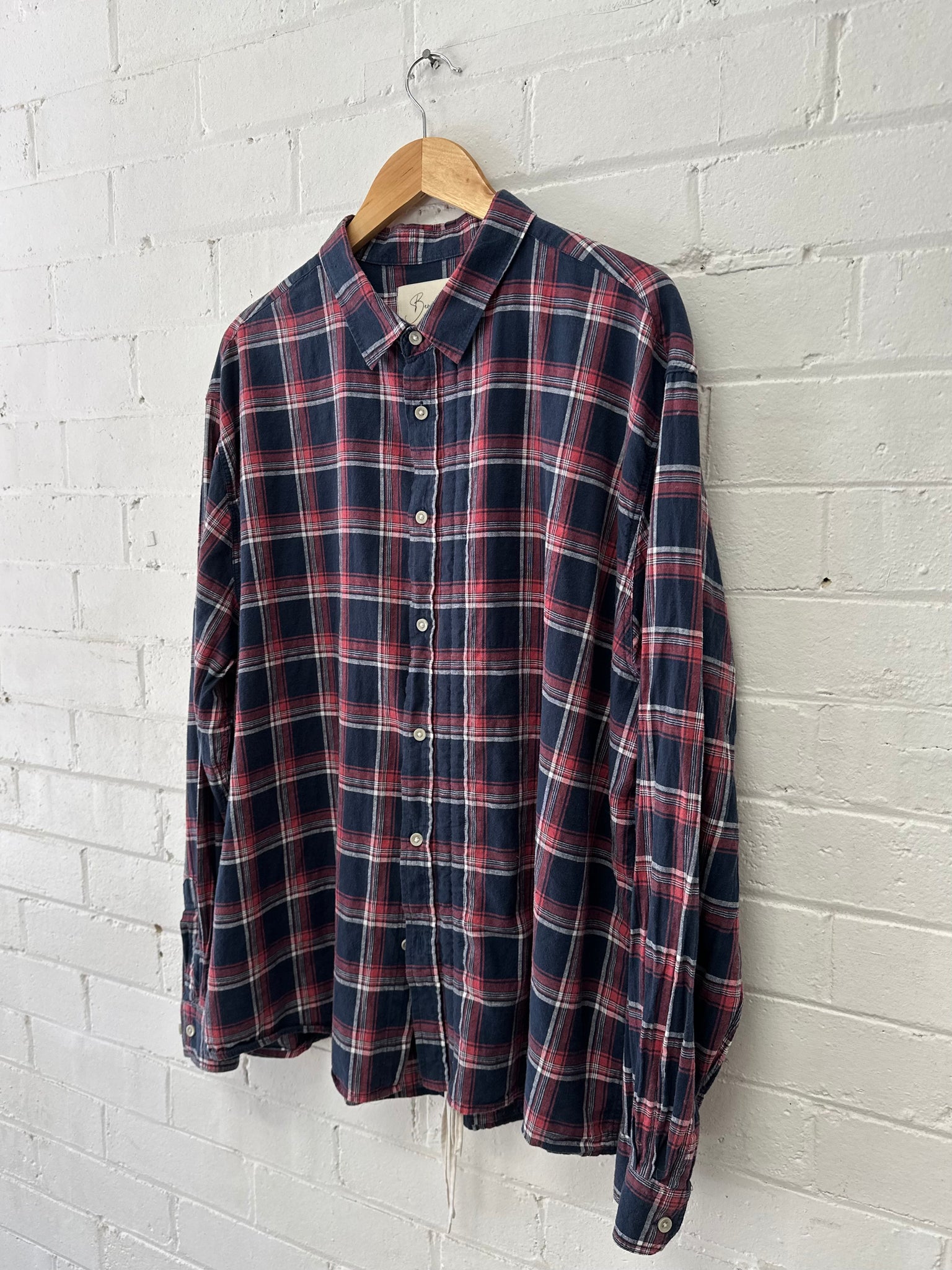 Navy/Red Check - Sloe Business