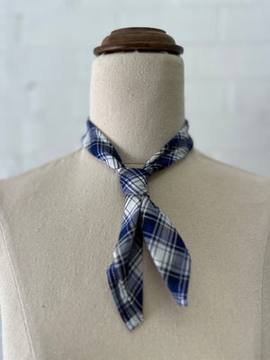 Benedictine tie - Blue Check