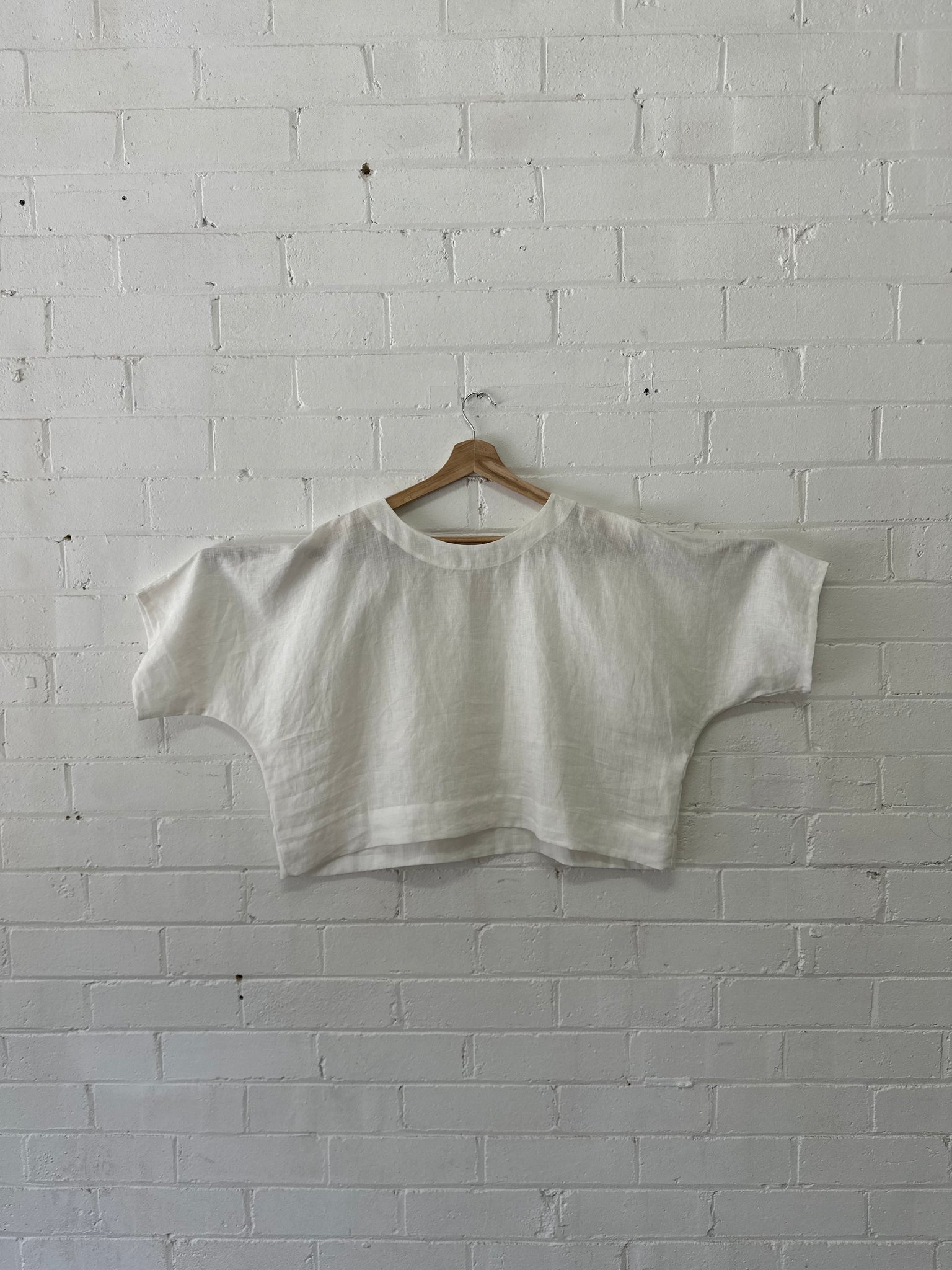 Amélie Top - Ivory Linen