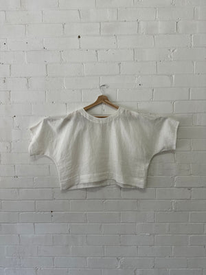 Amélie Top - Ivory Linen