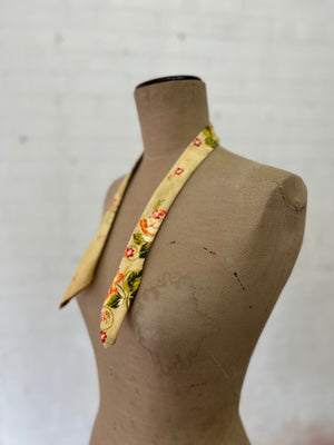 Benedictine tie - Japanese Cotton - Floral