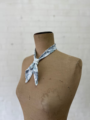 Benedictine tie - Japanese Cotton - Red Floral