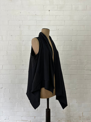 A. Shawl Scarf / Black / One of One No.7