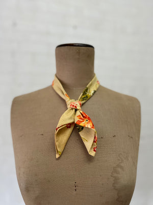 Benedictine tie - Japanese Cotton - Floral