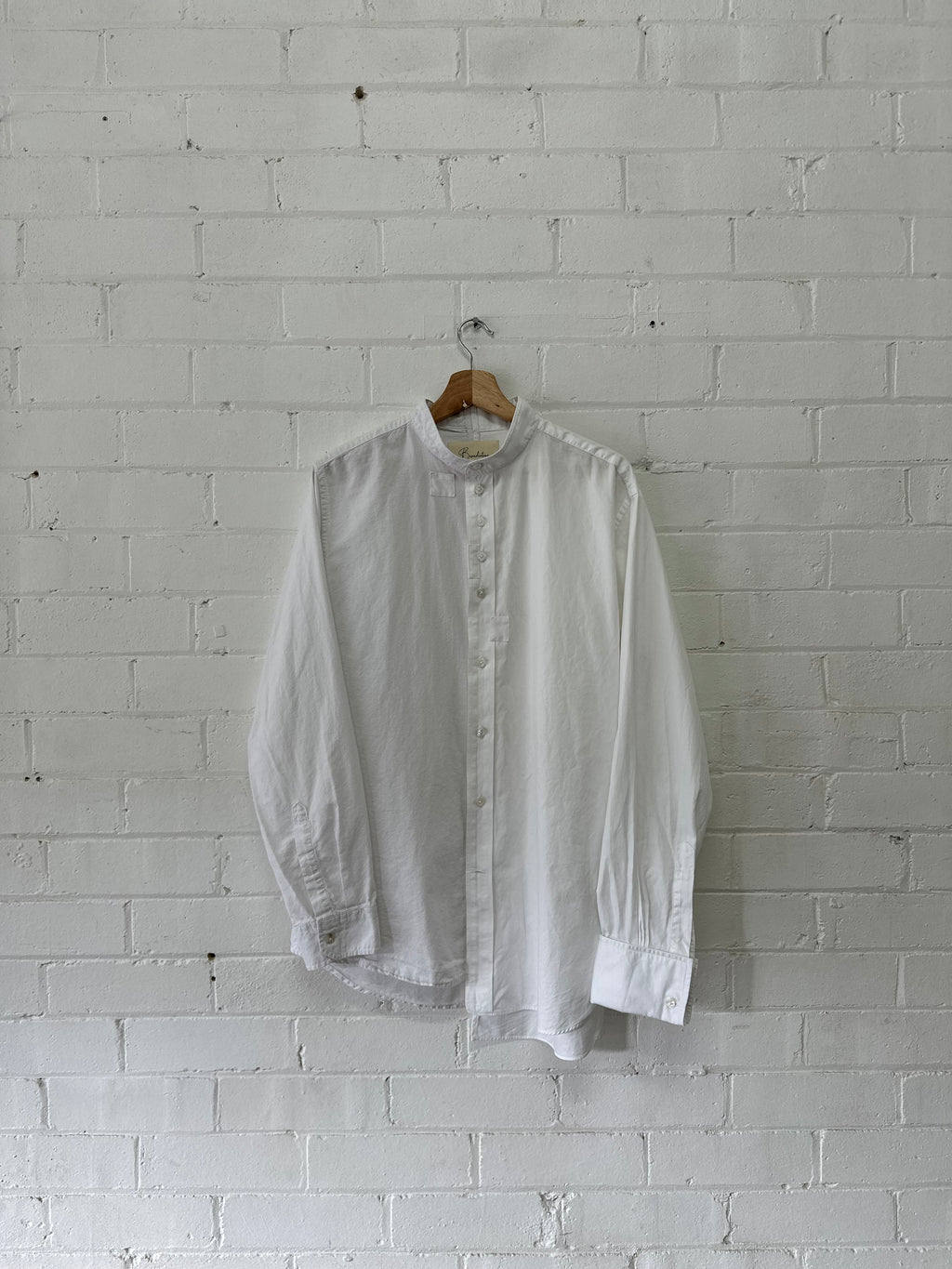 Split Shirt - Stand Collar