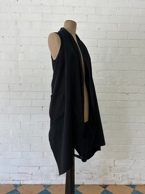 A. Shawl Scarf / Black / One of One No.8