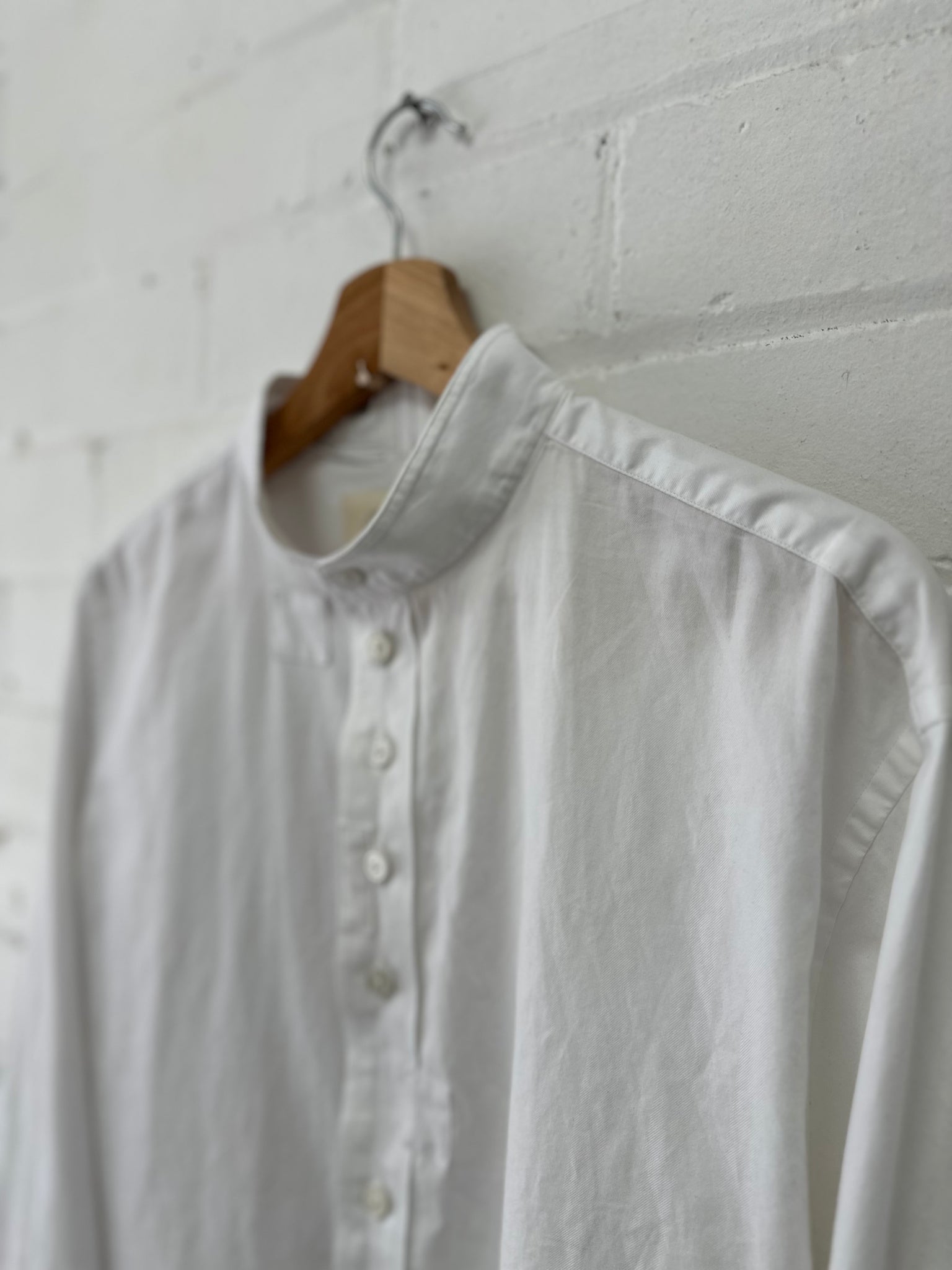 Split Shirt - Stand Collar