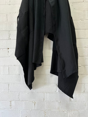 A. Shawl Scarf / Black / One of One No.8