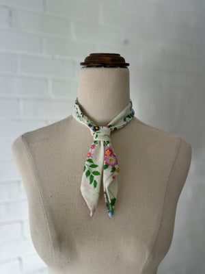 Benedictine tie - Floral Cotton