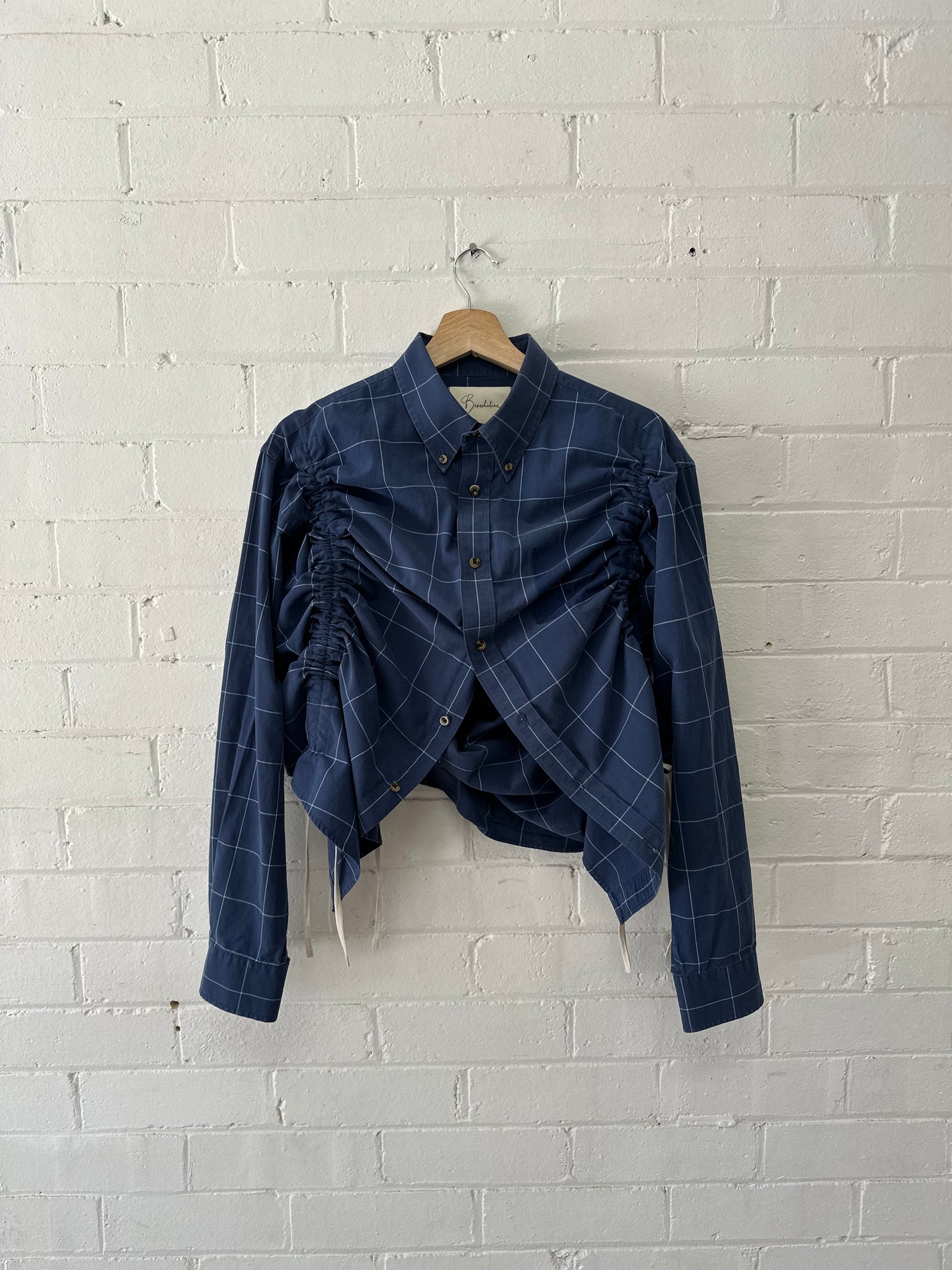 Double Blue Check - Sloe Business