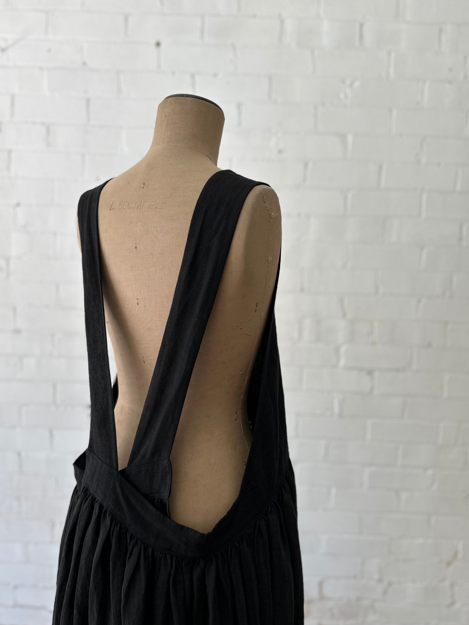 Juno Gathered Apron Dress