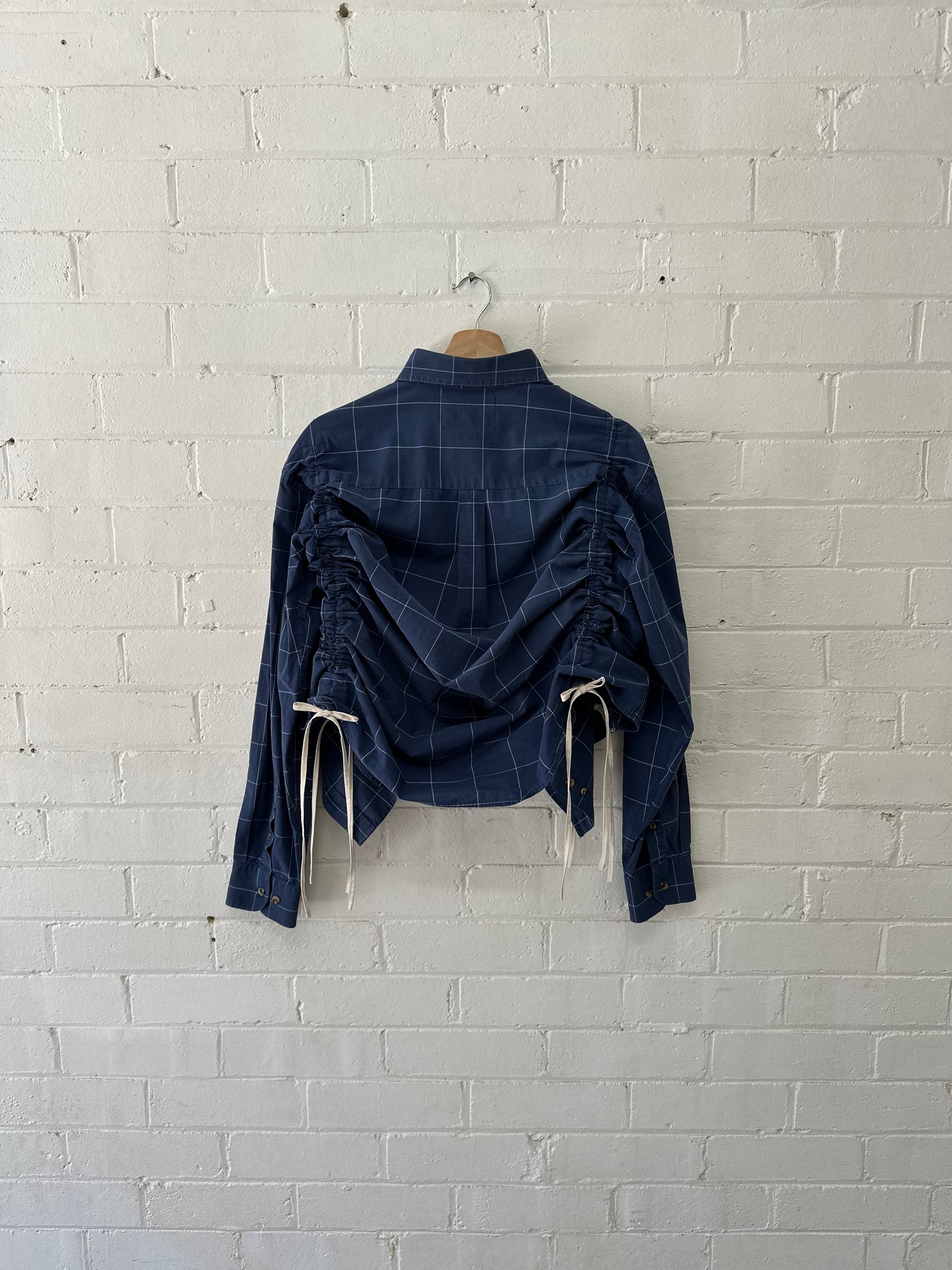 Double Blue Check - Sloe Business