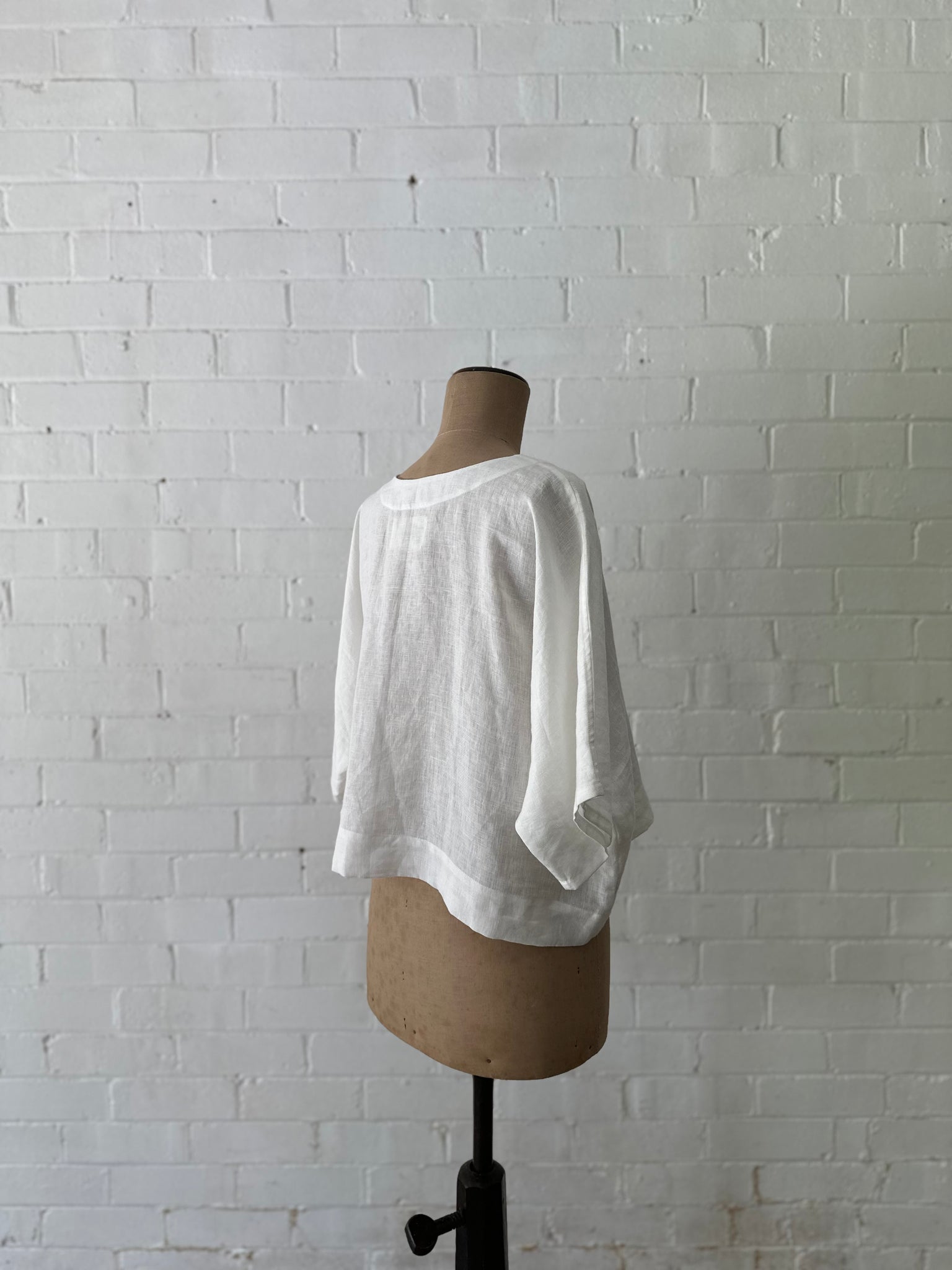 Amélie Top - Ivory Linen