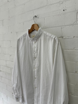 Split Shirt - Stand Collar