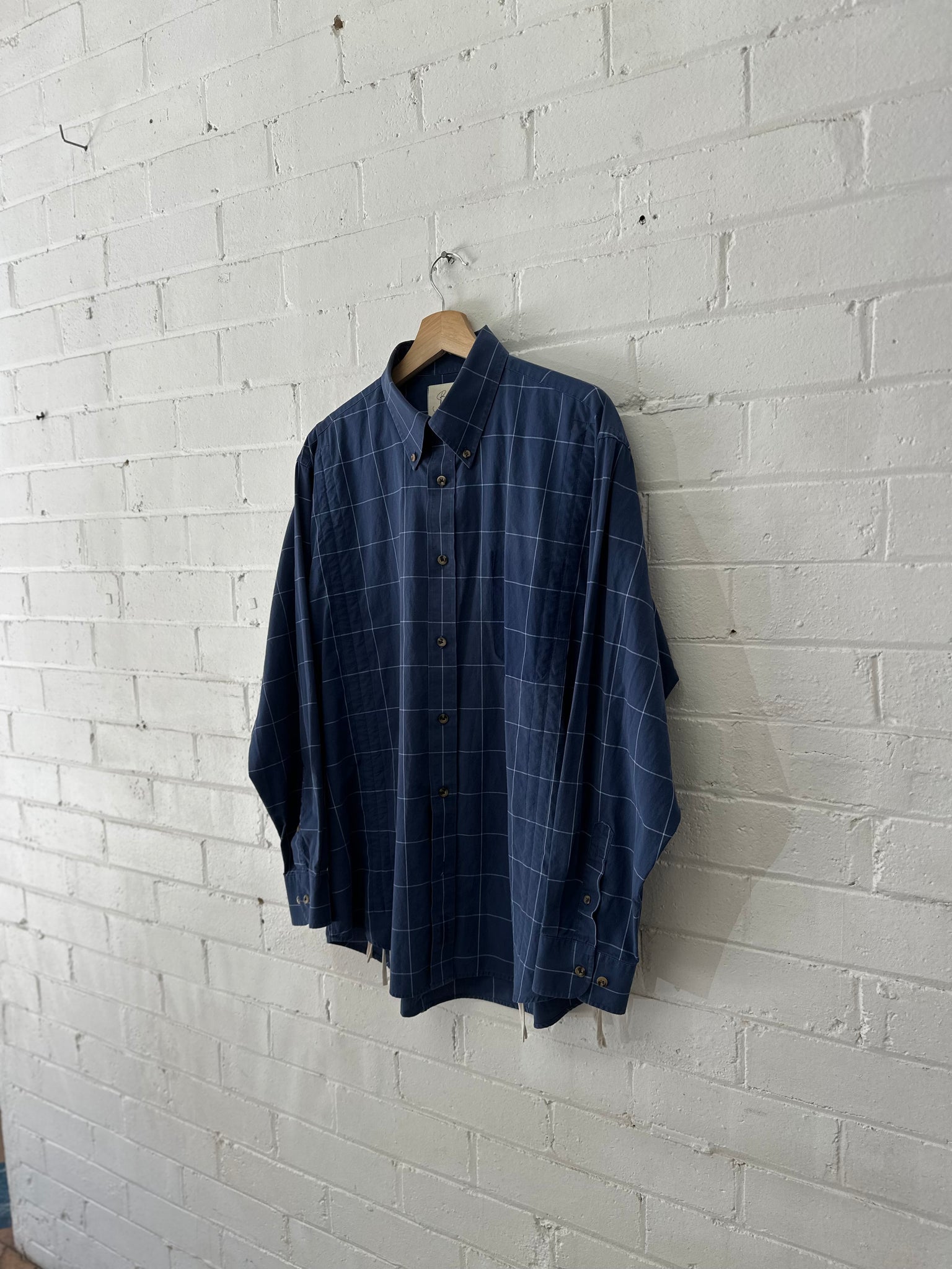 Double Blue Check - Sloe Business