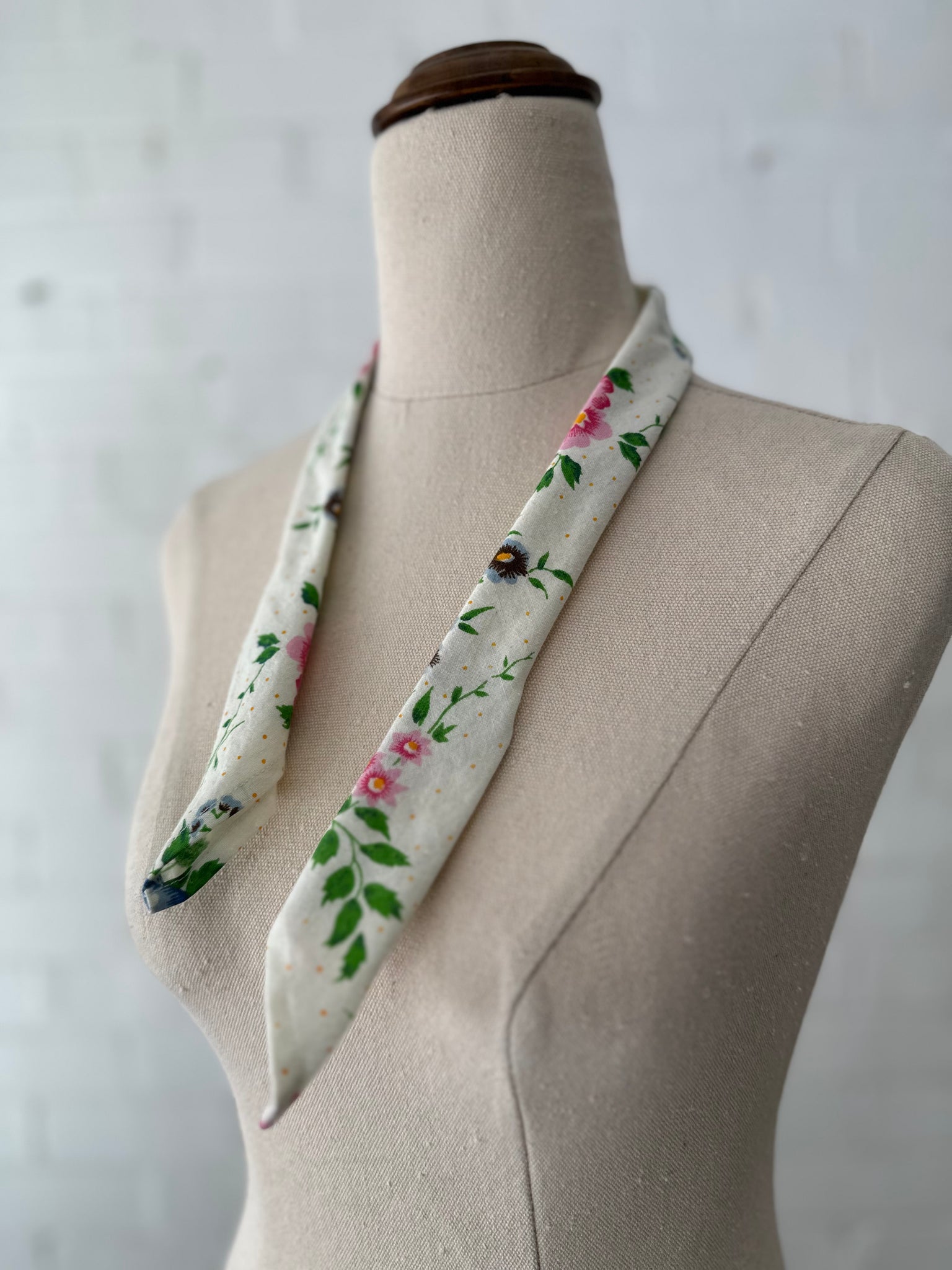 Benedictine tie - Floral Cotton