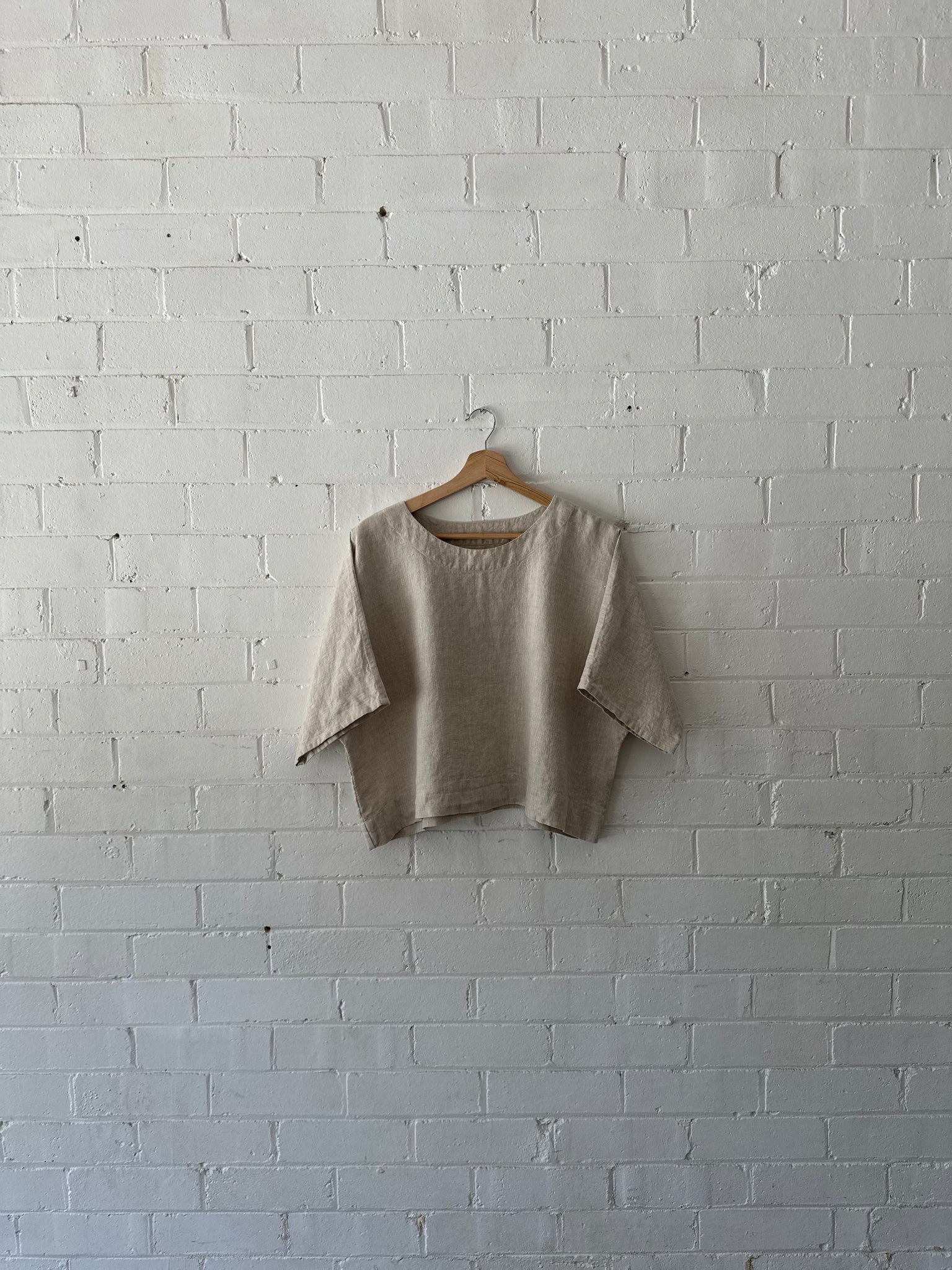 Amélie Top - Sand Linen