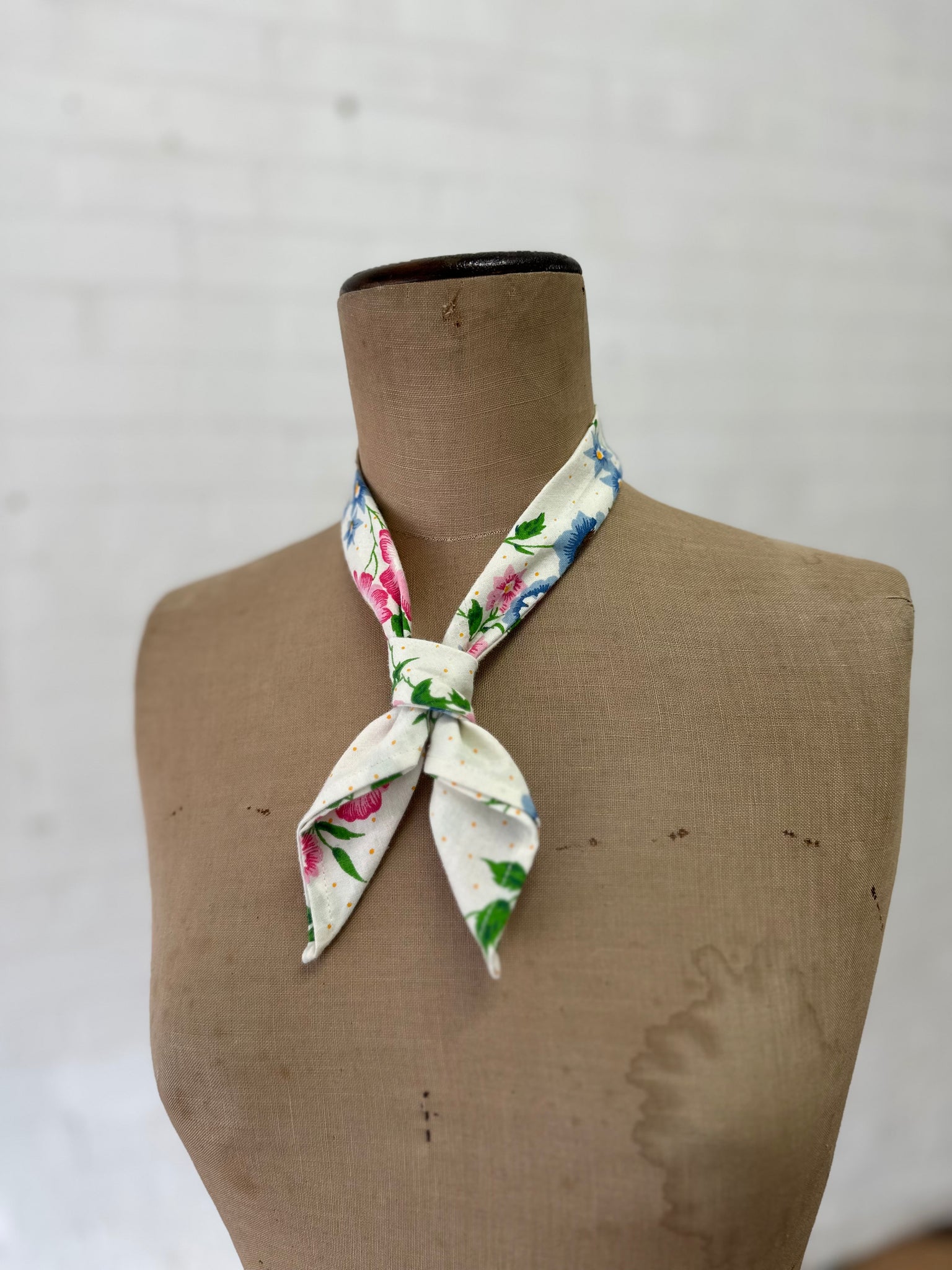 Benedictine tie - Floral Cotton