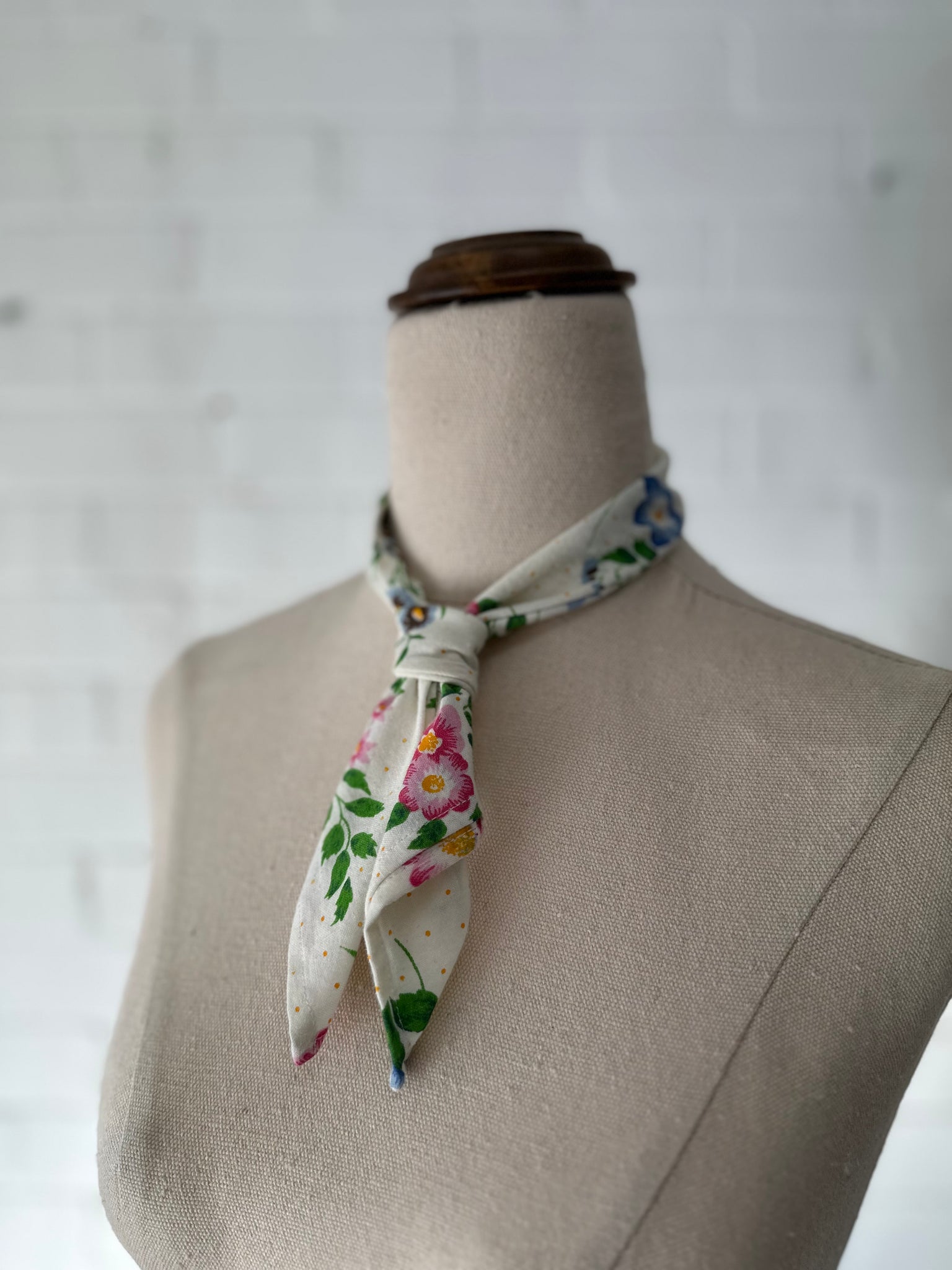 Benedictine tie - Floral Cotton