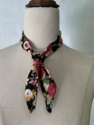 Benedictine tie - Japanese Cotton - Floral