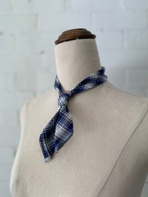 Benedictine tie - Blue Check