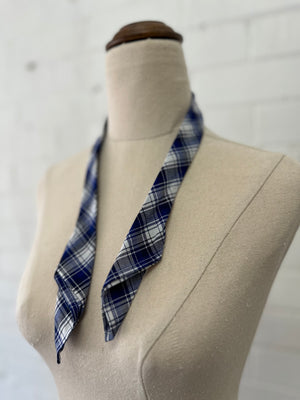 Benedictine tie - Blue Check