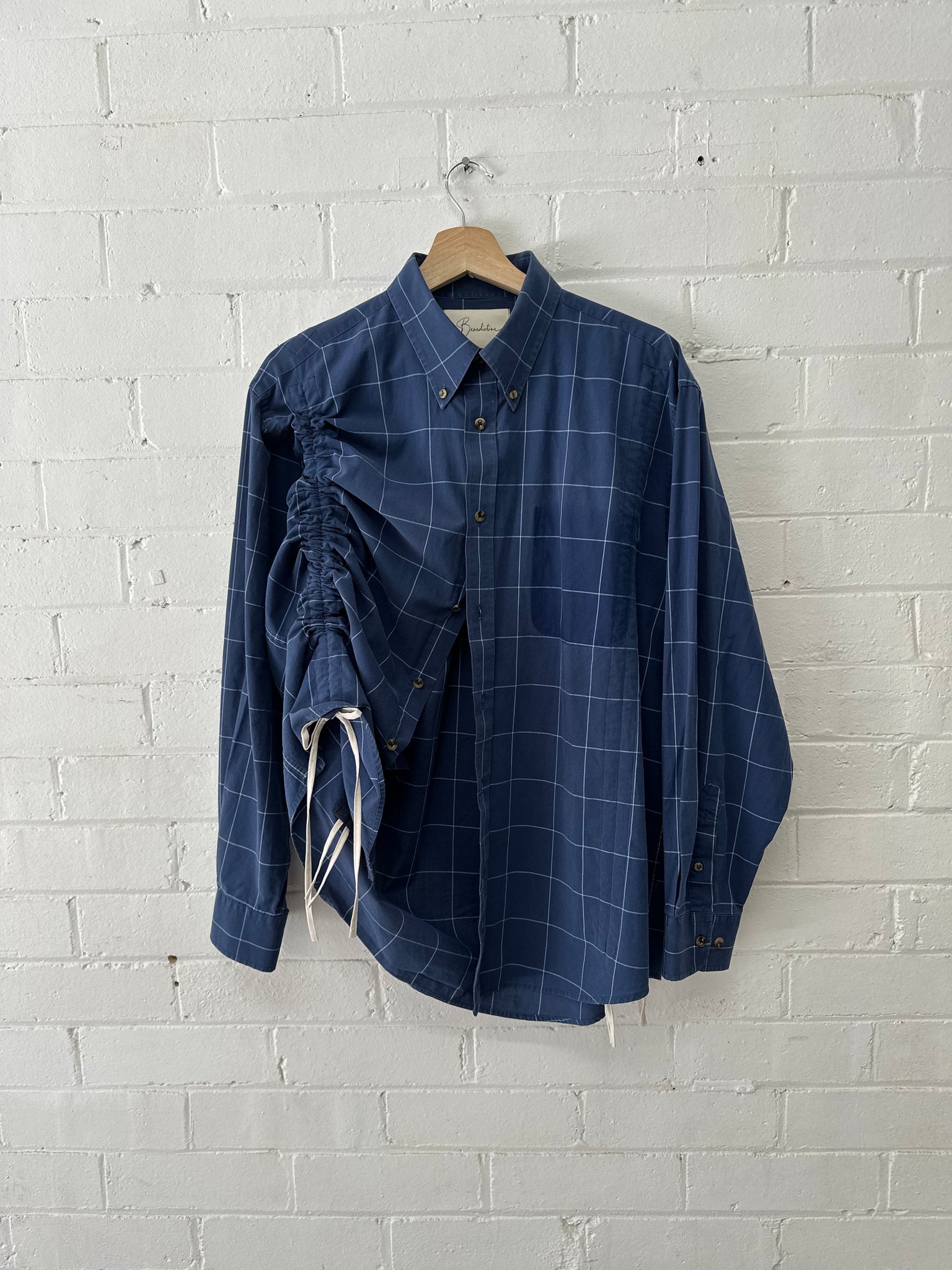 Double Blue Check - Sloe Business