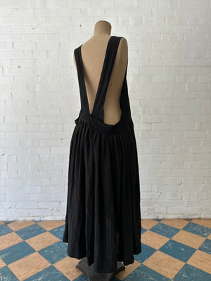 Juno Gathered Apron Dress