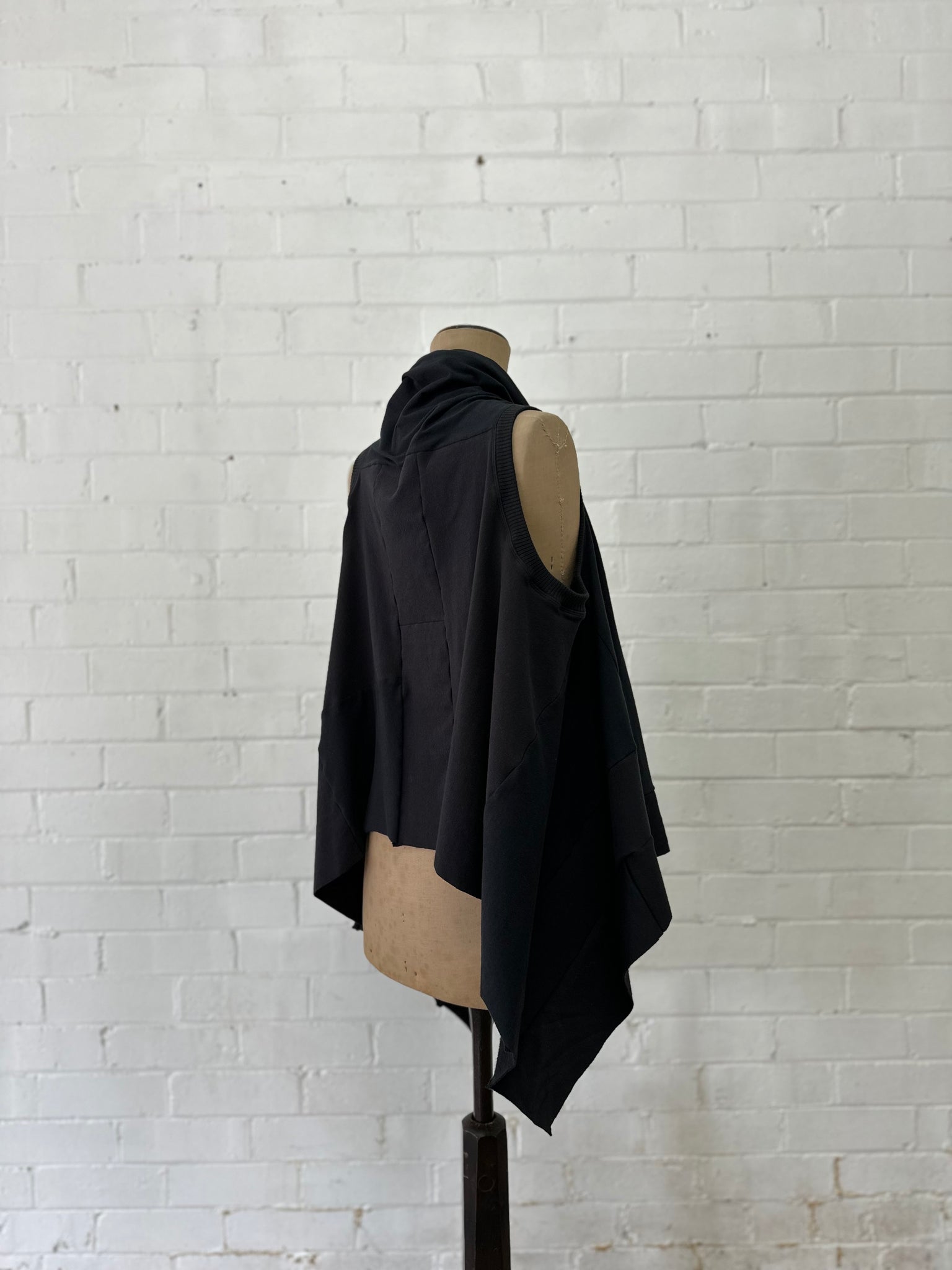 A. Shawl Scarf / Black / One of One No.7