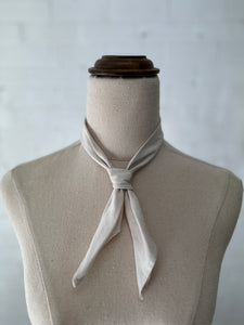 Benedictine tie - Natural Tencel/Linen