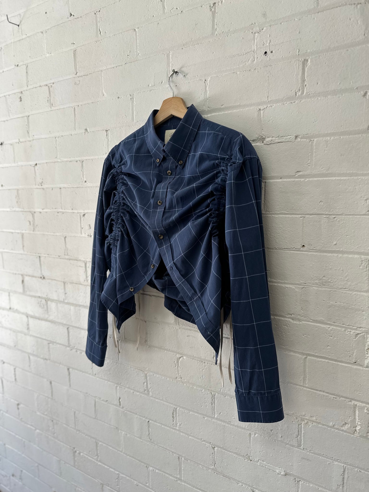 Double Blue Check - Sloe Business