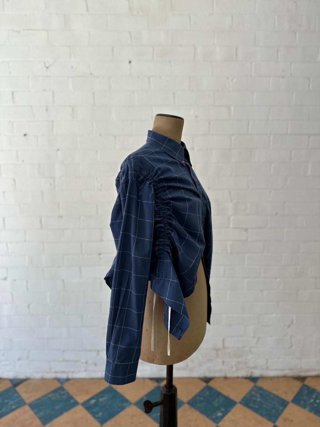 Double Blue Check - Sloe Business