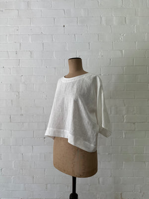 Amélie Top - Ivory Linen