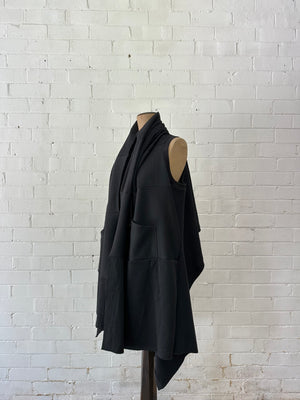 A. Shawl Scarf / Black / One of One No.8