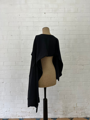 A. Shawl Scarf / Black / One of One No.7