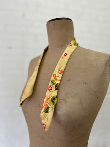 Benedictine tie - Japanese Cotton - Floral