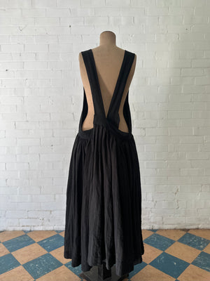 Juno Gathered Apron Dress